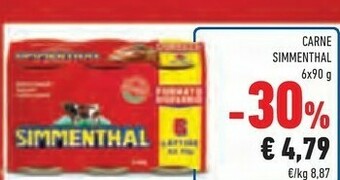Conad Simmenthal Carne offerta