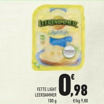 Conad Leerdammer Lightlife Fette 100 G(ml) offerta