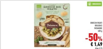 Conad Patamore Gnocchi Rigati Biologici offerta