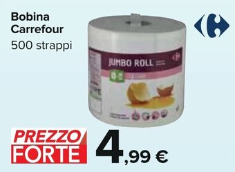 Carrefour Carrefour Bobina 500 strappi offerta