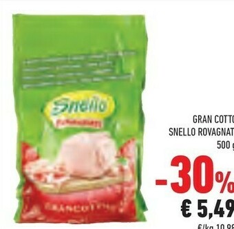 Conad Rovagnati Gran Cotto Snello offerta
