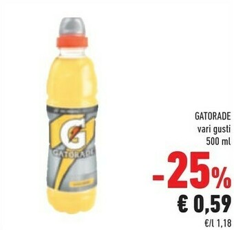 Conad Gatorade Sport Drink Gusto Limone 500 G(ml) offerta