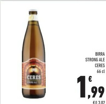 Conad Ceres Birra Strong Ale offerta