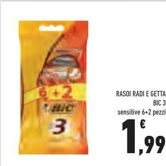 Conad Bic Rasoi Radi E Getta 3 offerta