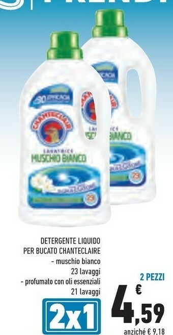 Conad Chanteclair Detergente Liquido Per Bucato offerta