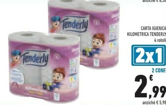 Conad Tenderly Carta Igienica Kilometrica offerta