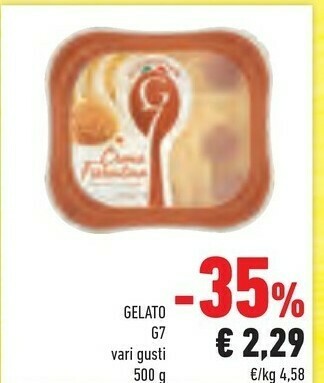 Conad G7 Gelato 500 G offerta