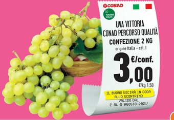 Conad Conad Uva Vittoria offerta