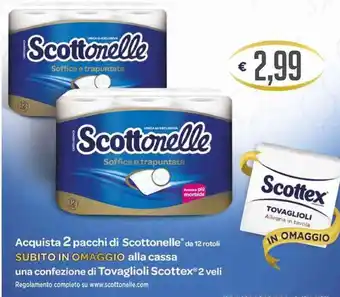 Supermercati Piccolo Scottex Tovaglioli offerta