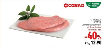 Conad Conad Fettine Scelte Di Vitello Percorso Qualità offerta