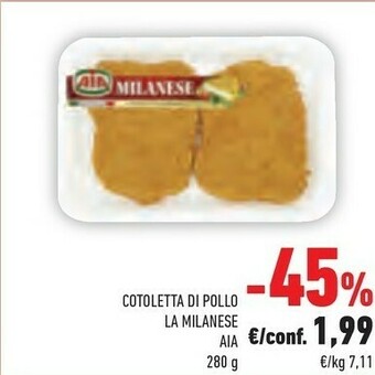 Conad Aia Cotolette di pollo offerta
