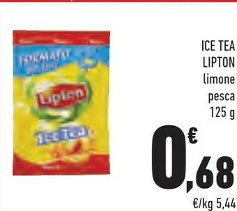 Conad Lipton Tea Lipton - Preparato Per Ice Tea Pesca 125 G(ml) offerta