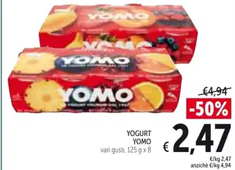 Spazio Conad Yomo Yogurt 125gx8 offerta