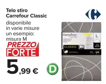 Carrefour Classic Telo stiro misura M