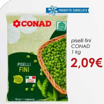 Conad Conad piselli fini 1 kg offerta