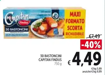Capitan Findus 30 Bastoncini 750g