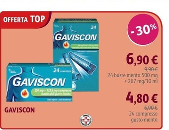 Lloyds Farmacia Gaviscon 24 Buste Menta offerta