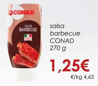 Conad Conad Salsa Barbecue 270 g offerta