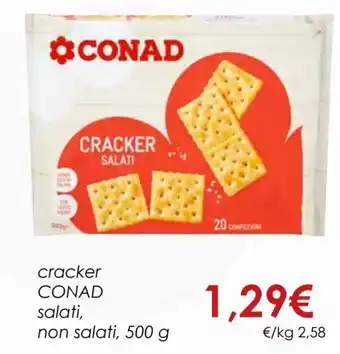 Conad Cracker Salati Non Salati 500 g