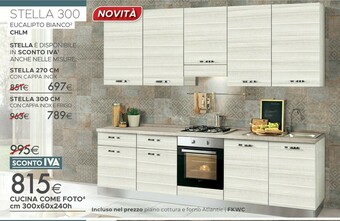 Mondo Convenienza Cucina Eucalipto Bianco offerta