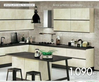 Mondo Convenienza Cucina Spatolato Malta Bianca offerta