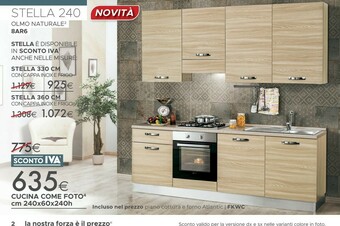 Mondo Convenienza Cucina Olmo Nature offerta