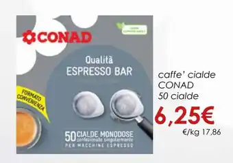 Conad Conad Caffe' Cialde 50 Cialde offerta