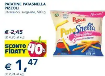 Esselunga Pizzoli Patatine Patasnella Ultraveloci, Surgelate 500 g offerta