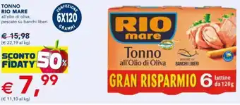 Rio Mare Tonno All'Olio di Oliva Pescato Su Banchi Liberi