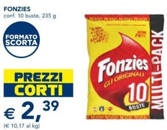 Esselunga Fonzies Conf. 10 Buste, 235 g offerta