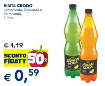 Esselunga Crodo Bibita Lemonsoda, Oransoda o Pelmosoda 1 litro offerta