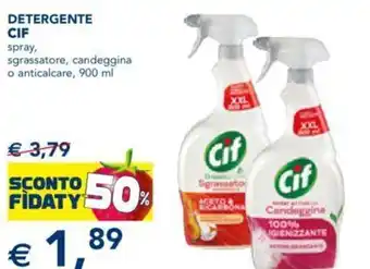 CIF Detergente Spray, Sgrassatore, Candeggina o Anticalcare 900 ml