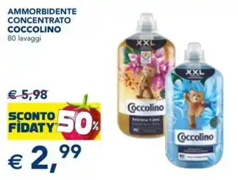 Esselunga Coccolino Ammorbidente Concentrato 80 Lavaggi offerta