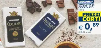 Esselunga Essewlunga Tavoletta di Cioccolato 100 g offerta