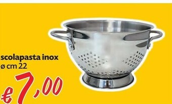 Pam Scolapasta Inox offerta