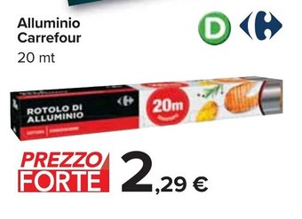 Carrefour Carrefour Alluminio 20 mt offerta