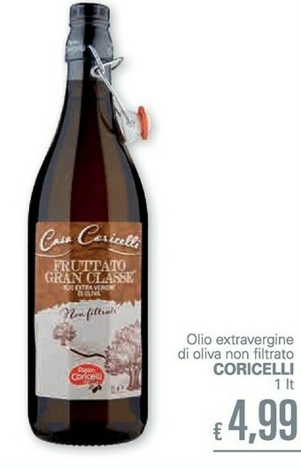 Unes Casa coricelli Coricelli Olio Extravergine Di Oliva Non Filtrato 1000ml offerta