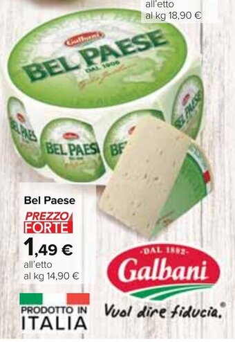 Carrefour Galbani Bel Paese offerta