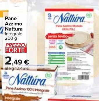 Carrefour Nattura Pane Azzimo 200 g offerta