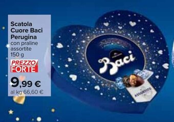 Carrefour Perugina Baci Scatola Cuore 150 g offerta
