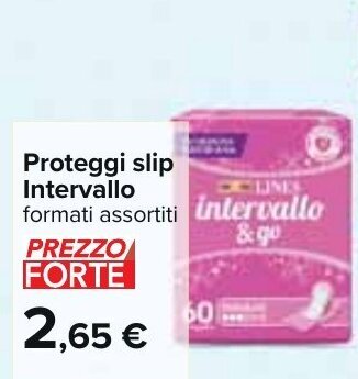 Carrefour Lines Intervallo Proteggi slip offerta