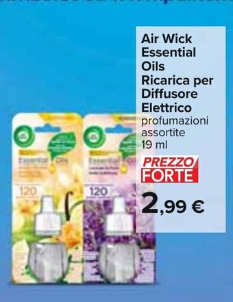 Air Wick Essential Oils Ricarica per Diffusore Elettrico 19 ml