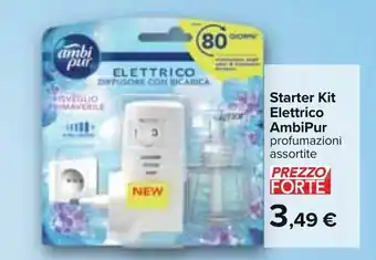 Carrefour AmbiPur Starter Kit Elettrico offerta