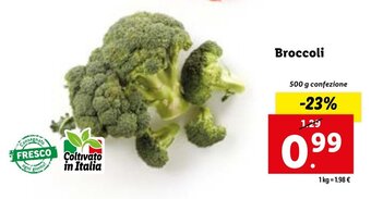 Broccoli 500 g confezione