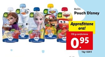 Lidl Mellin Pouch Disney 110 g confezione offerta