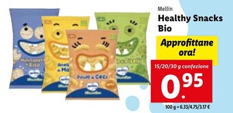 Lidl Mellin Healthy Snacks Bio 15/20/30 g confezione offerta