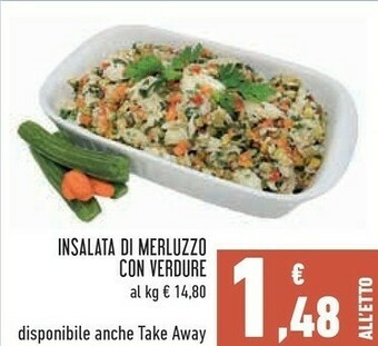 Conad City Insalata Di Merluzzo Con Verdure offerta