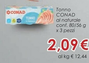 Conad City Conad Tonno Al Naturale offerta