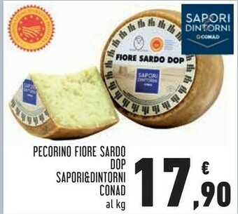 Conad City Conad Sapori&dintorni Pecorino Fiore Sardo Dop offerta
