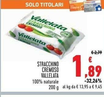 Conad City Vallelata Stracchino Cremoso offerta